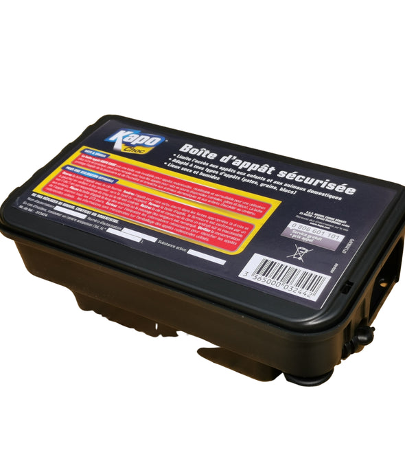 Secured Rat and Mouse Bait Box with Key