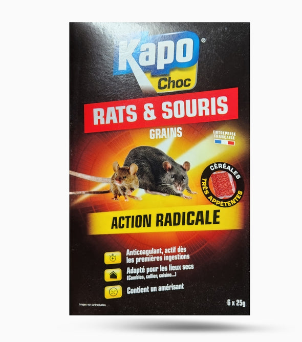 Poison Rats and Mice in wheat grains, radical action K.pro