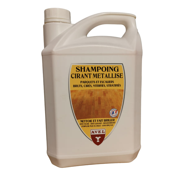 Shampoing cirant pour parquets brillants sans frotter 5 L AVEL