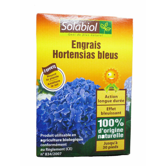 Engrais Hortensias bleu BIO - SOLABIOL - droguerie-naturelle.fr