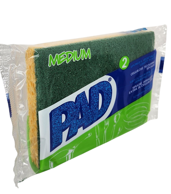 Éponges végétales vaisselle graton vert PAD