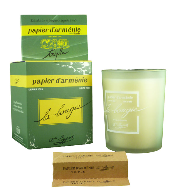 Bougie d'Arménie, 3 parfums