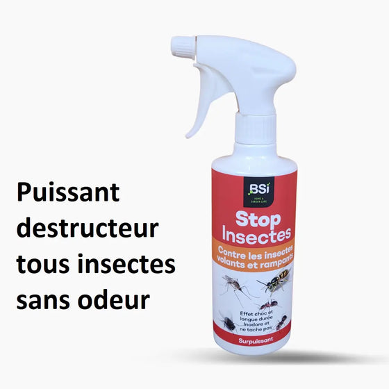 BSI STOP Insectes puissant destructeur tous insectes sans odeur