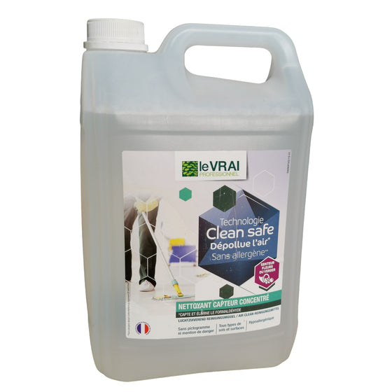 Détergent sans  allergène  Clean Safe 5L