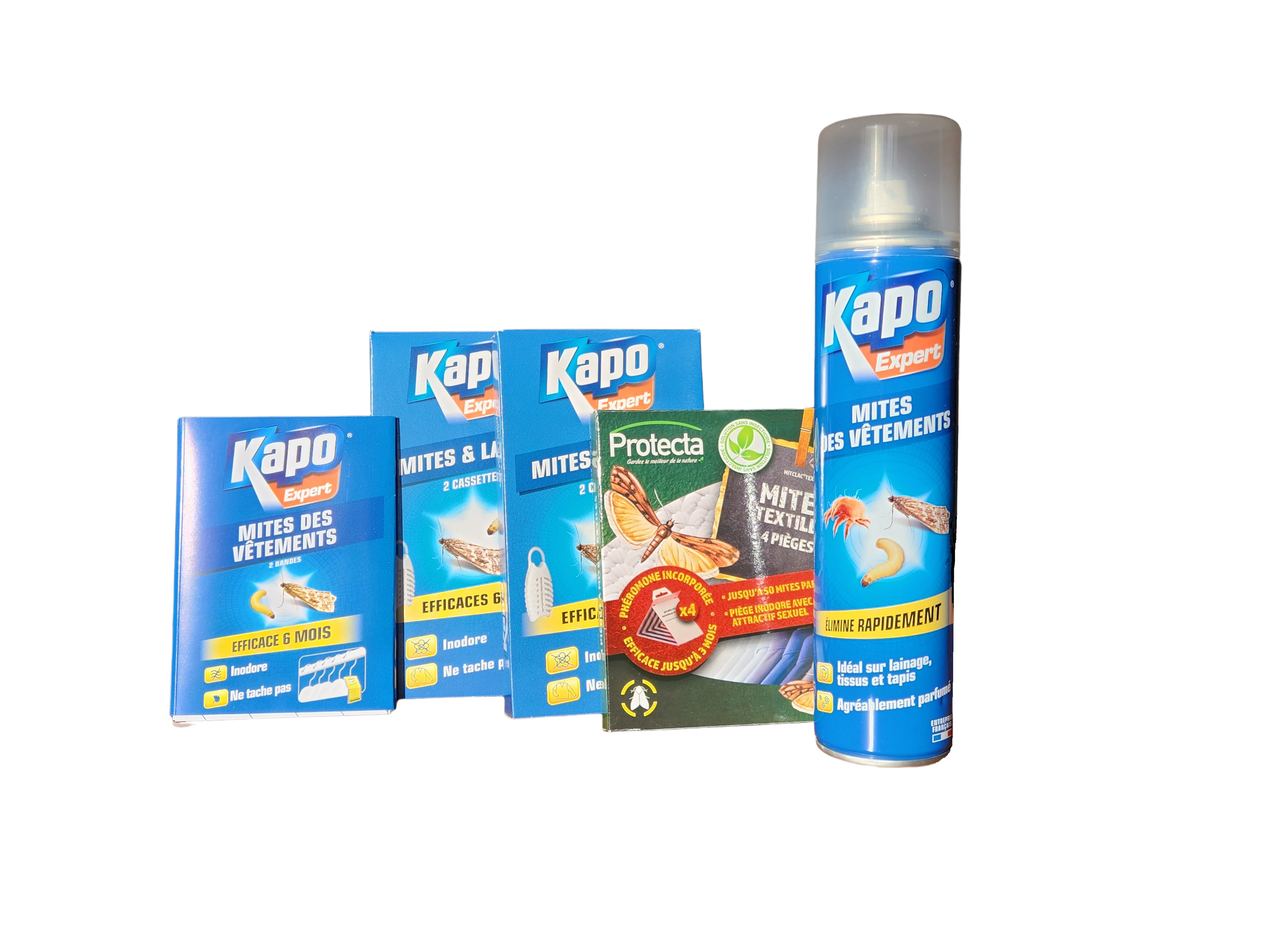 Pièges Anti-mites Textiles Rekatcher - 36 Pièces : Sachets Lavande, Boules Cèdre, Bandes - Pour Armoire, Voiture