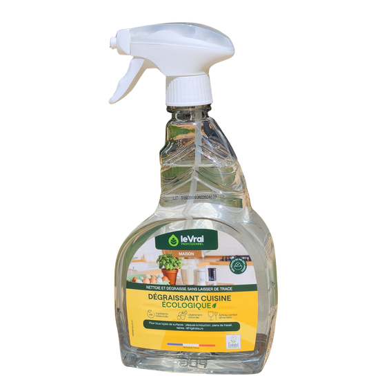 Dégraissant cuisine aux pins des Landes, biodégradable, 750 ml Le Vrai