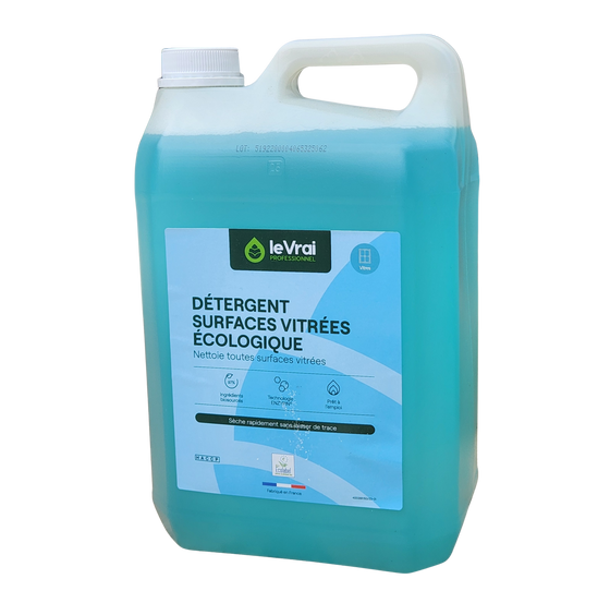 Détergent surfaces vitrées écologique Le Vrai 5L