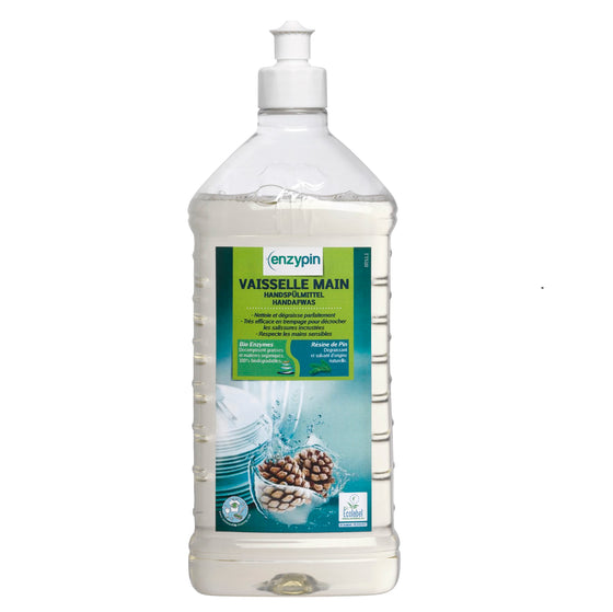 Liquide vaisselle biodégradable 1 L - ENZYPIN - La Droguerie Naturelle