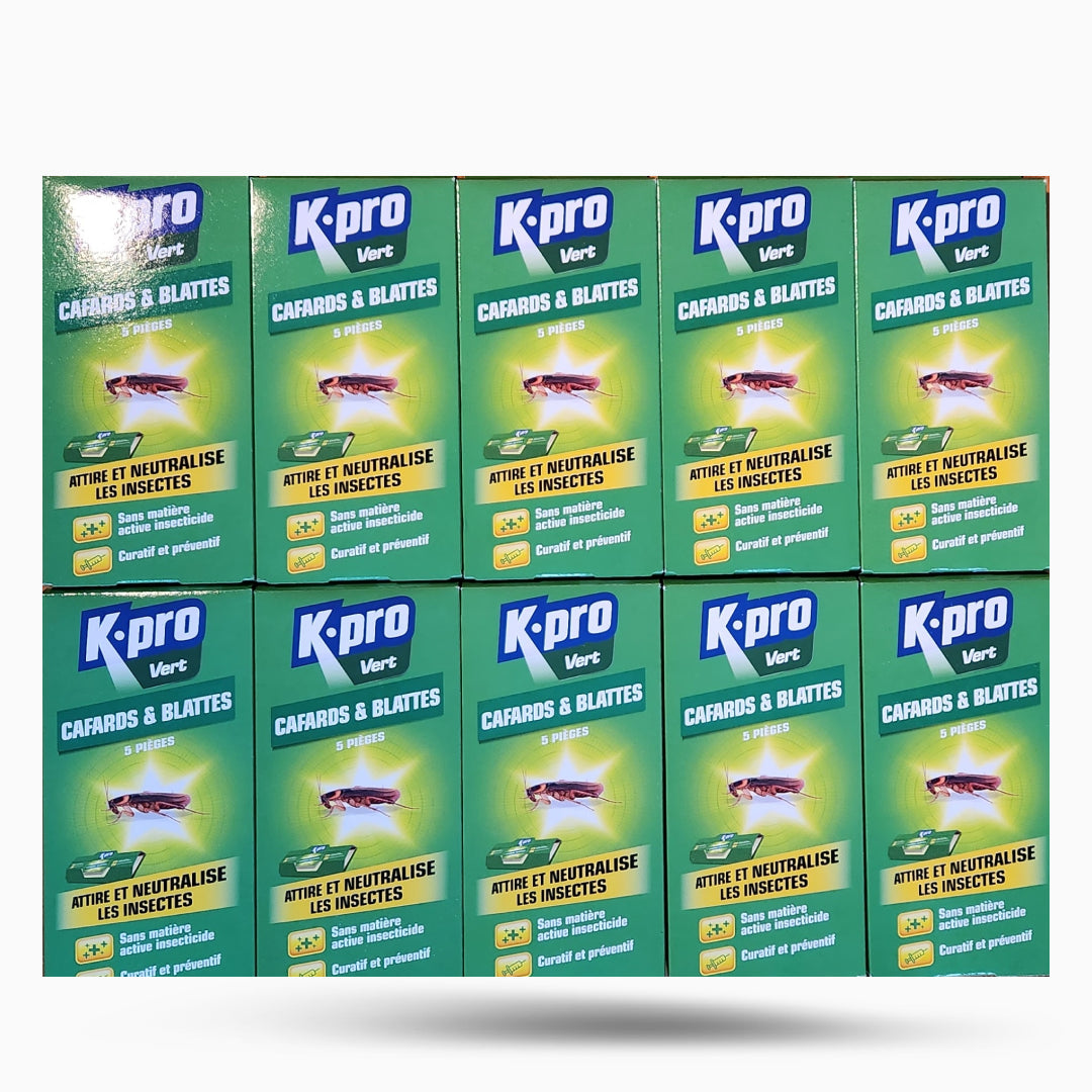Lot De 10 Pièges Adhésifs Pour Cafards Et Blattes - Sans Odeur, Discrets, Efficace 3 Mois, Pour Intérieur