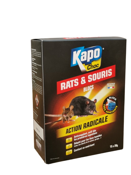 KAPO Choc Rats et Souris en Blocs